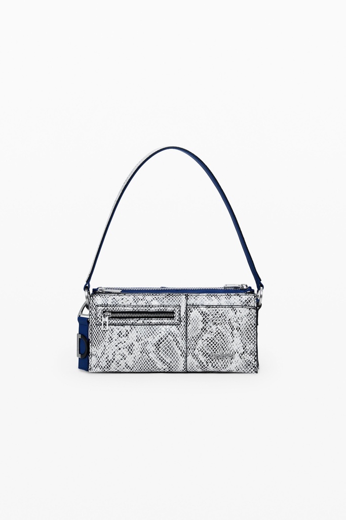 Small convertible animal print bag 