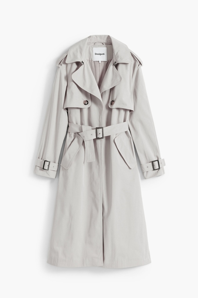 TRENCH_PLEATED 6008 BEIGE