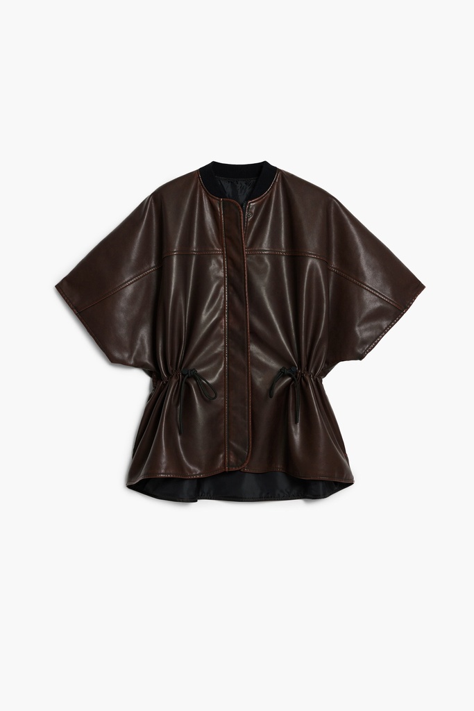 PONCHO_RICHMOND BU 6075 CAMEL OSCURO