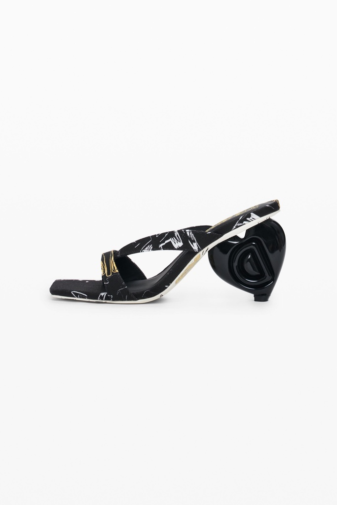 SANDAL PRINT BLACK 2000 NEGRO
