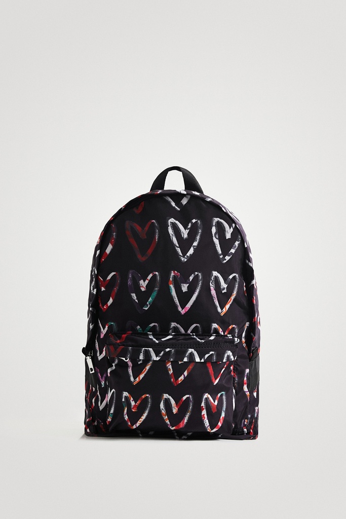 Mochila plegable corazones