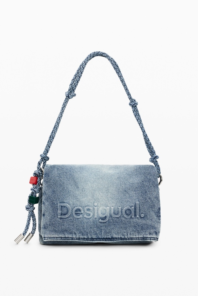 BAG_HALF LOGO DENIM V 5005 DENIM RAW