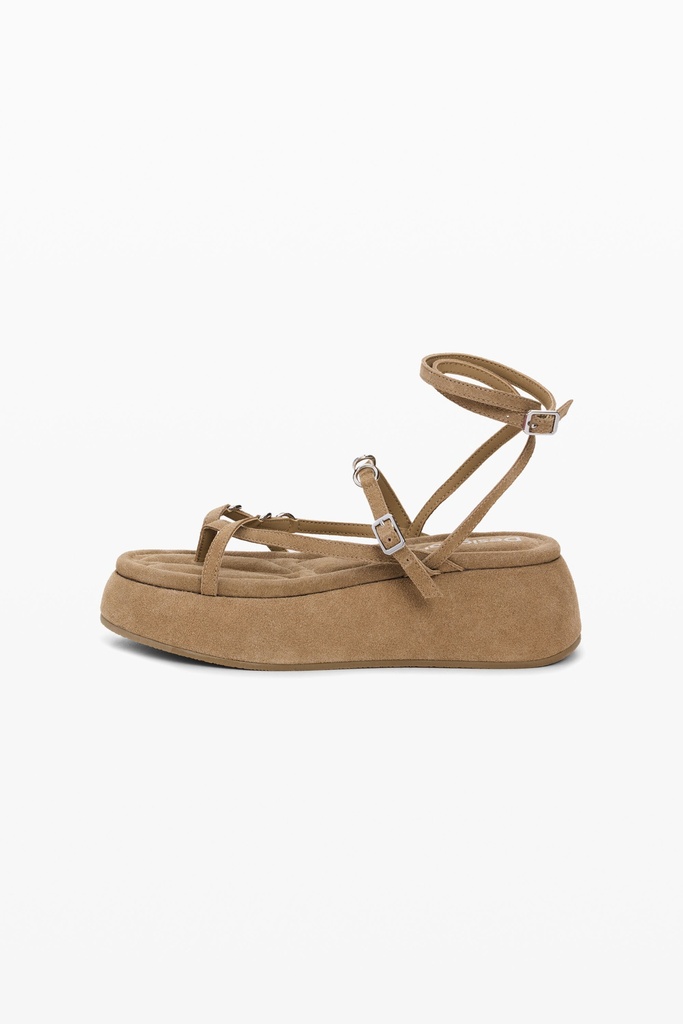 PLATFORM SUEDE 6008 BEIGE
