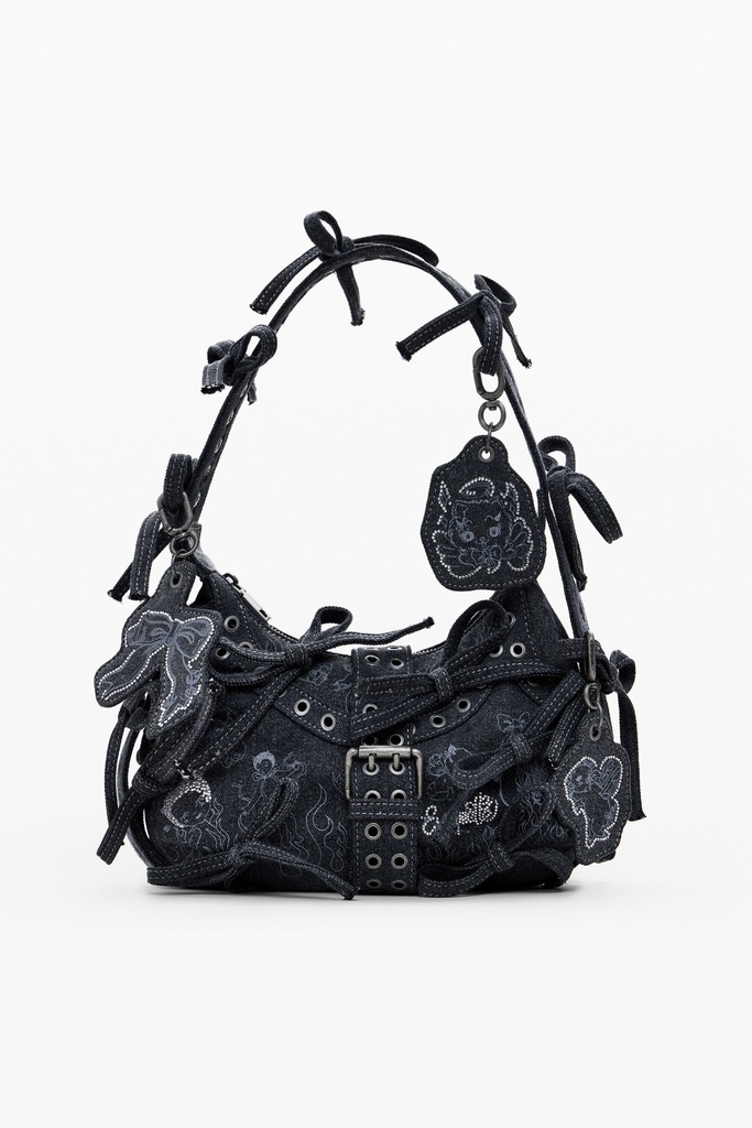 BAG_COQUETTE_MARGOT MINI_ 2000 NEGRO
