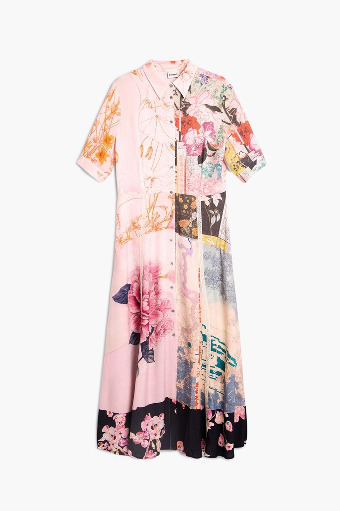 DRESS_LONG 3035 ROSA PALO