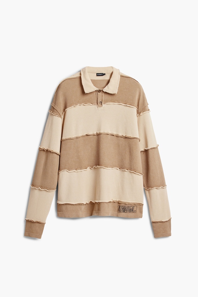 TS_POLO L/S BLOCK 2005 GRIS PERLA