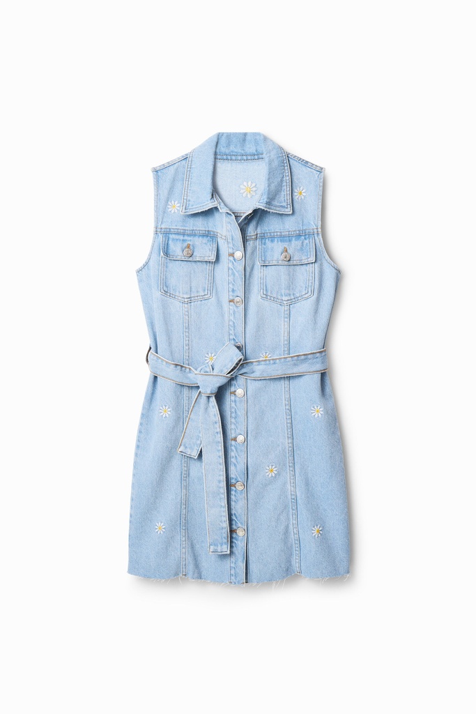 VEST_VIRGINNI 5053 DENIM MEDIUM WASH