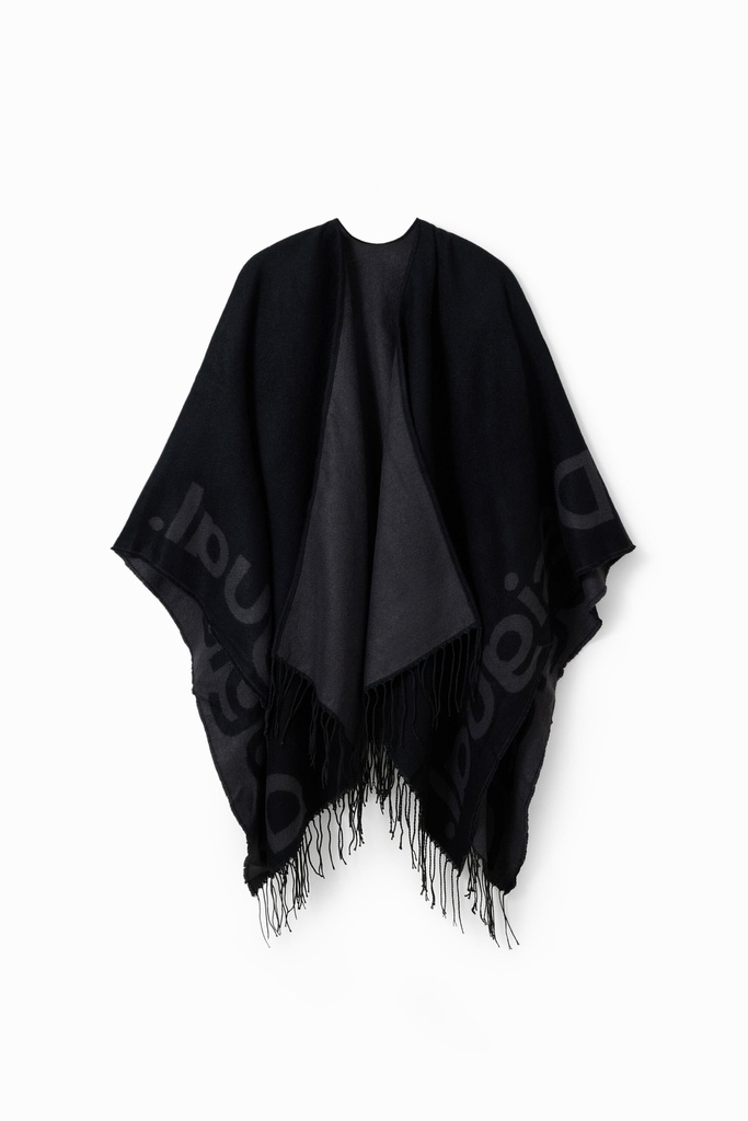 PONCHO_LOGO PARIS 2014 DARK GRAY