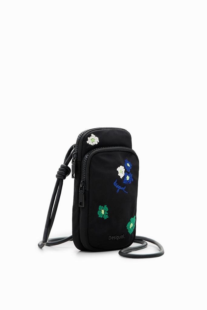 MONE_FLORI FLANNEL DELPHINEGRO