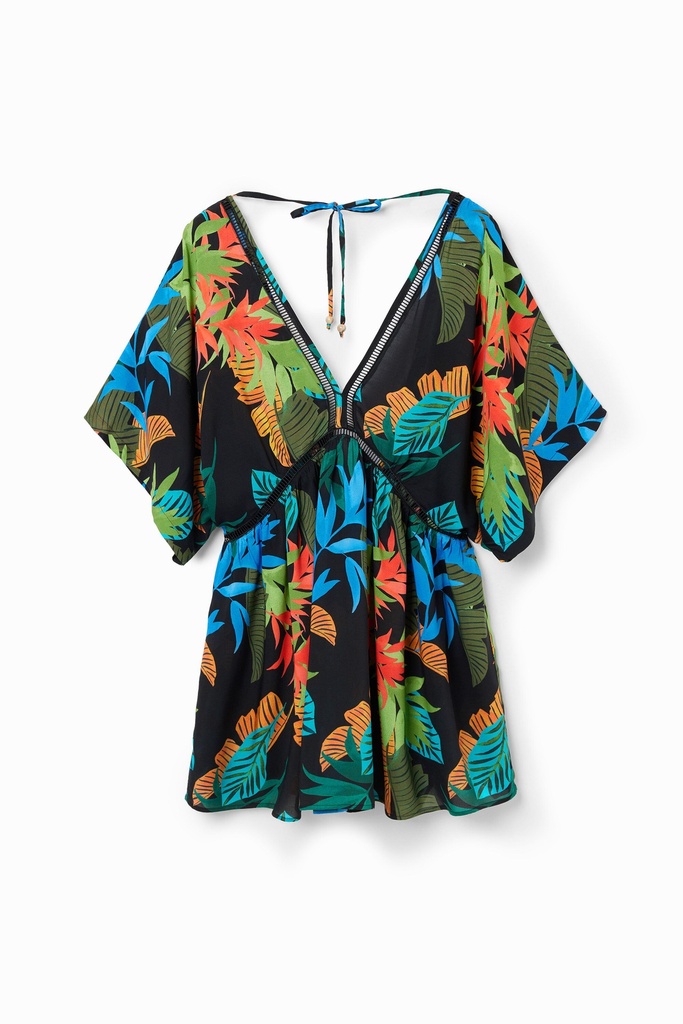 SWIM_TOP TROPICAL PARTY 2000 NEGRO