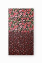 FOU_HALF FLORAL RECTANGLE 2000 NEGRO