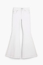Flared embroidered jeans 