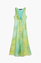 Long dress with buttons 