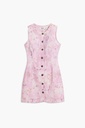 Short dress with buttons 