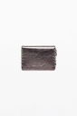 Small convertible metallic wallet 
