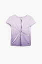 Short-sleeve T-shirt with opening 